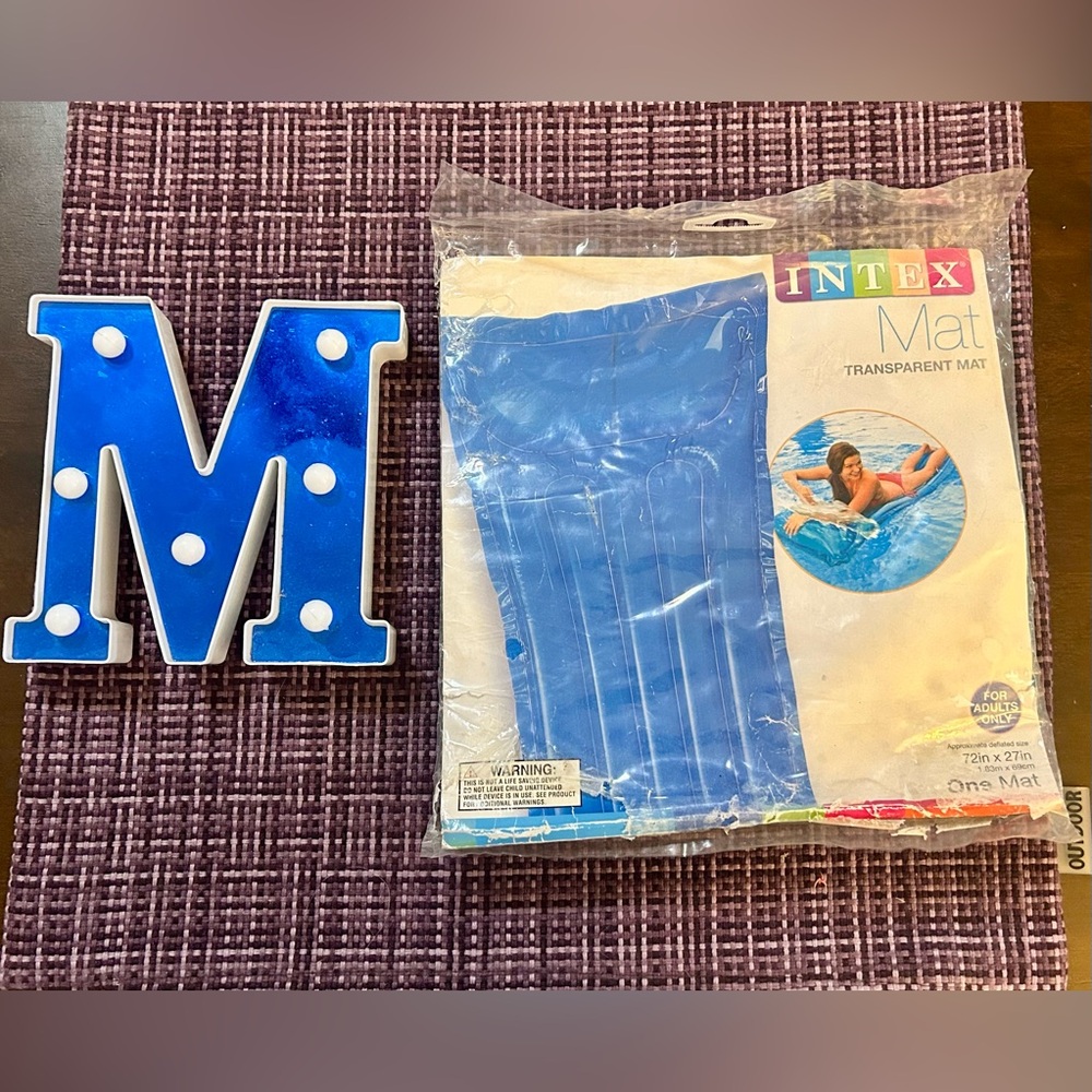 Blue Swim Mat for Men